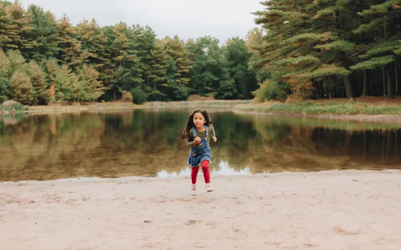   A GIRL HAVING FUN IN TOBYHANNA 