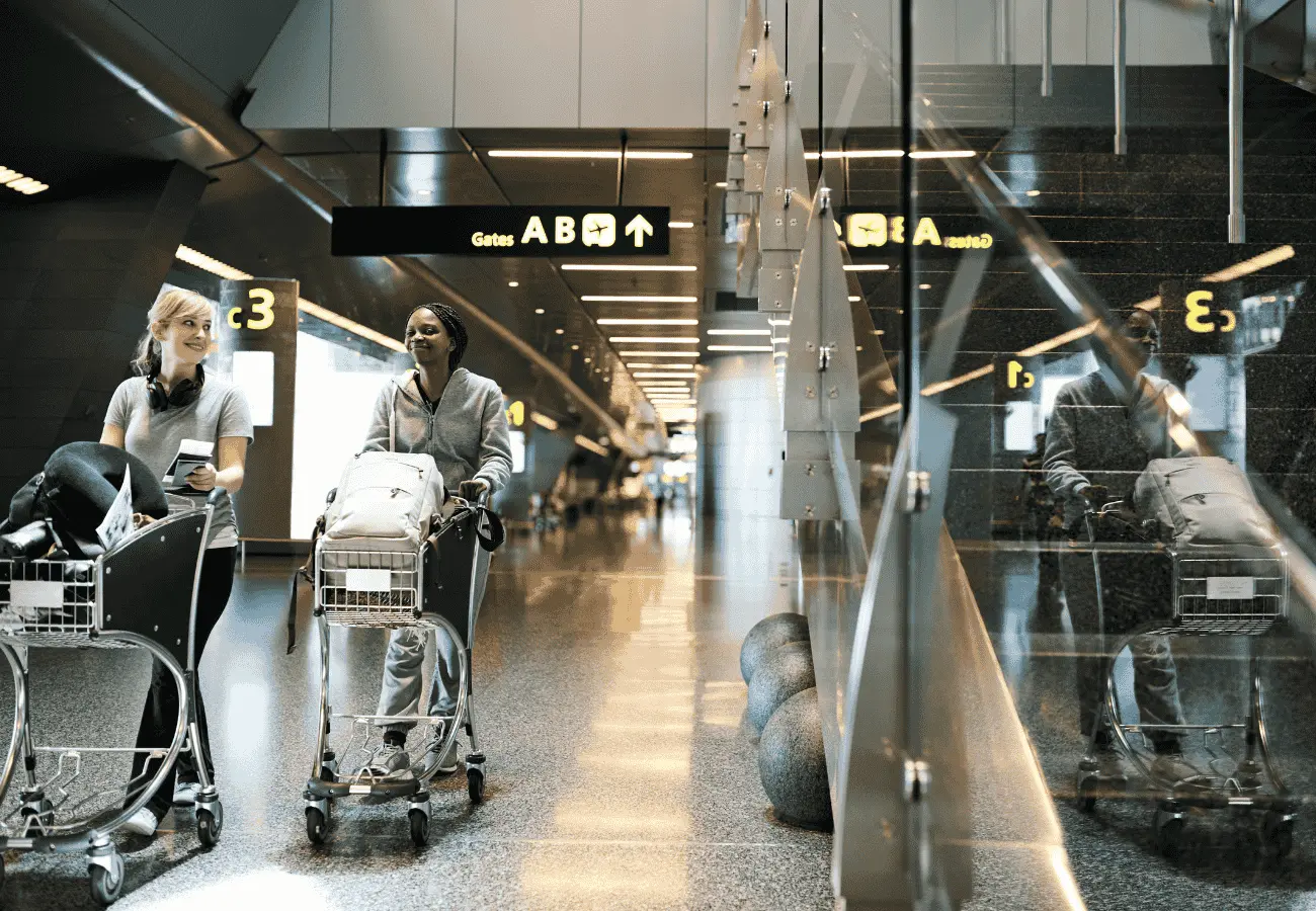 Travelers using flights to Travel Destinations in the United States