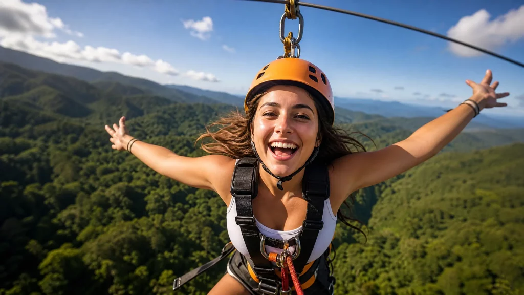 Experience the best zip lines in the Poconos with breathtaking mountain views and thrilling outdoor adventures in Pennsylvania.